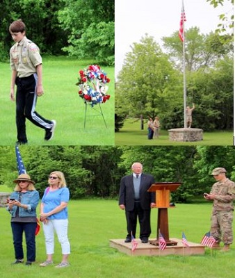 The North Shore Rotary Club  with Scouts troop 331, Veterans and others ...